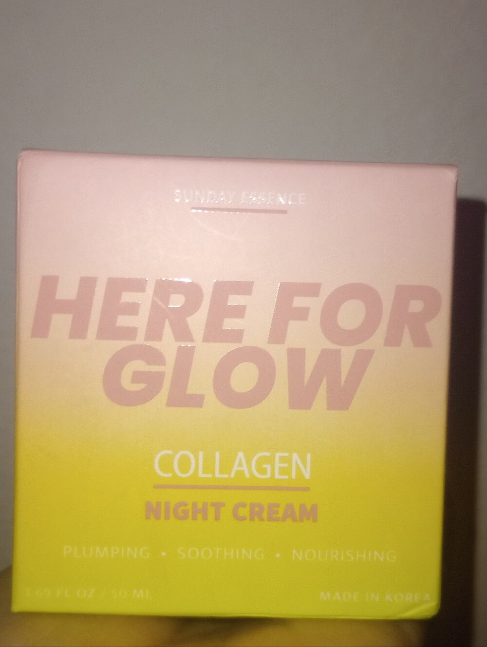 Sunday Essence  Glow Collagen Night Cream